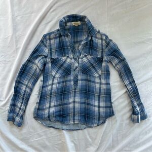 Half Button Flannel